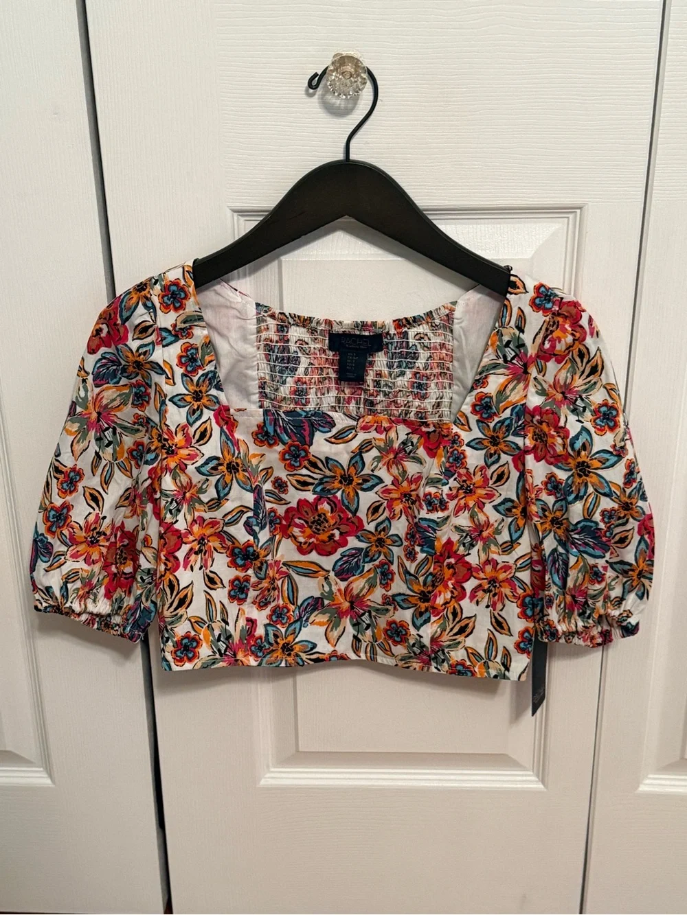 Rachel Rachel Roy Floral Print Puff Sleeve Top and Skirt Set - Picture 2 of 7